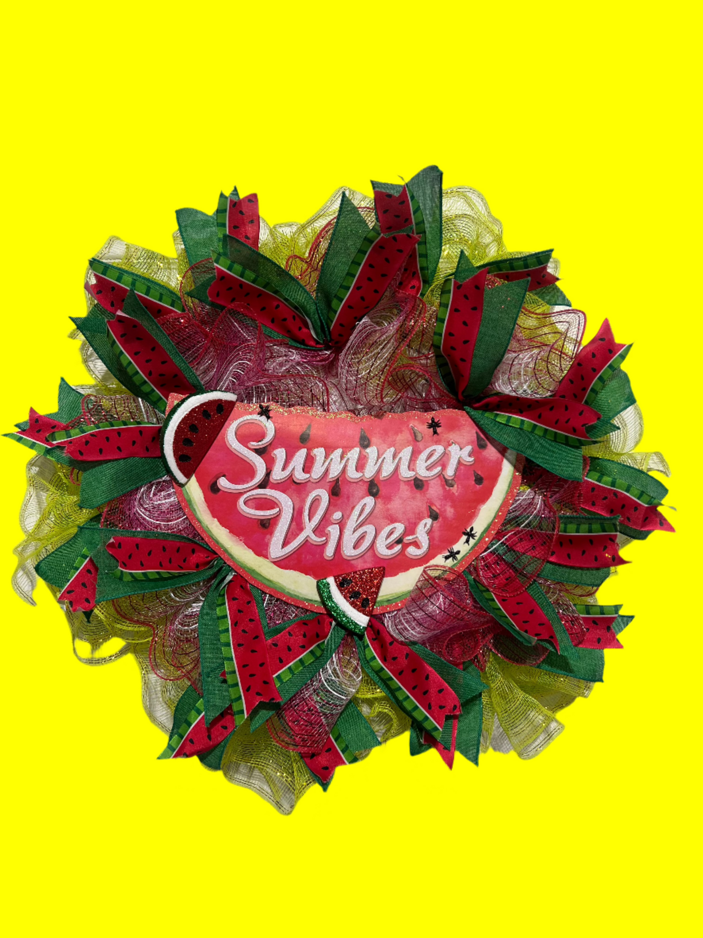 Watermelon Pancake Wreath