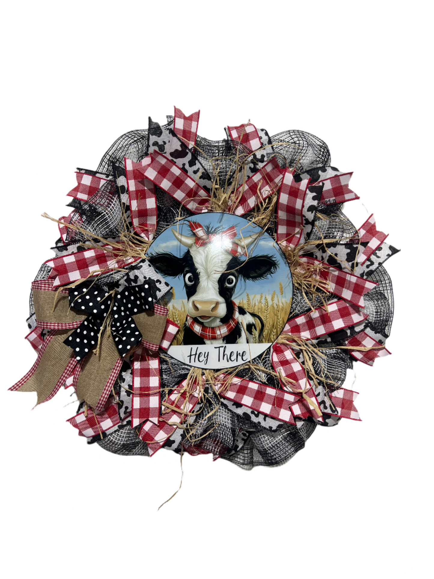 Pancake cow wreath