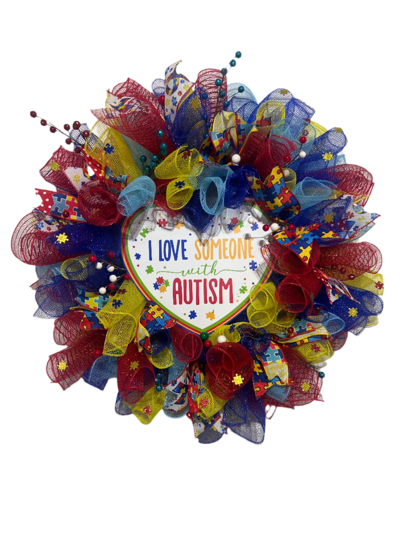 Autism Awareness Month - Custom Wreath