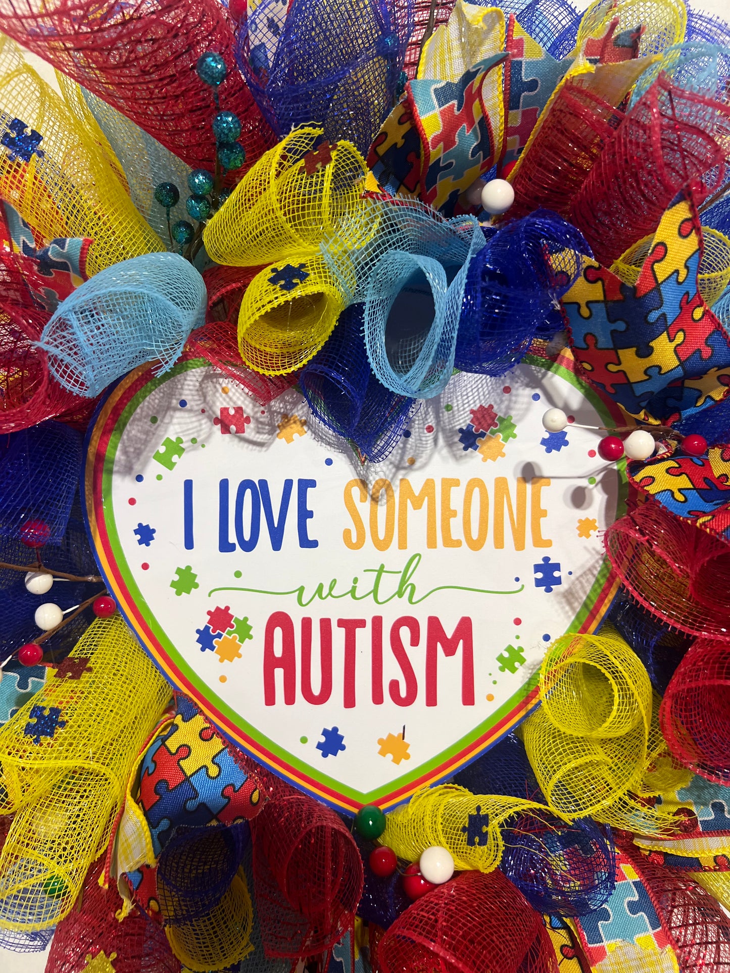 Autism Awareness Month - Custom Wreath