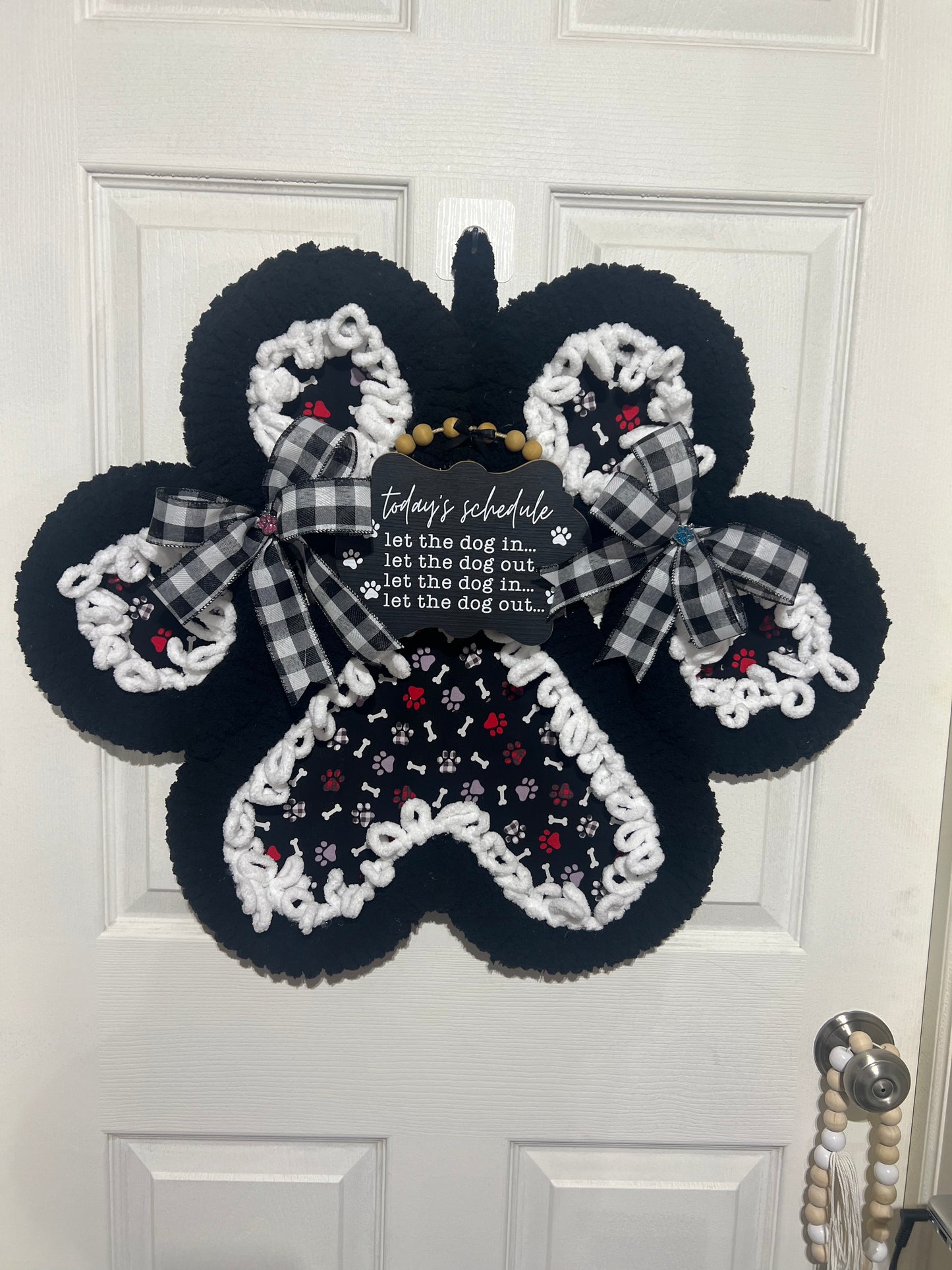 Dog Paw custom wreaths
