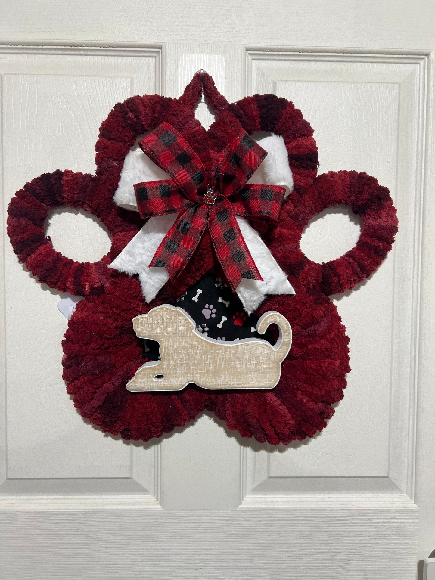Dog Paw custom wreaths